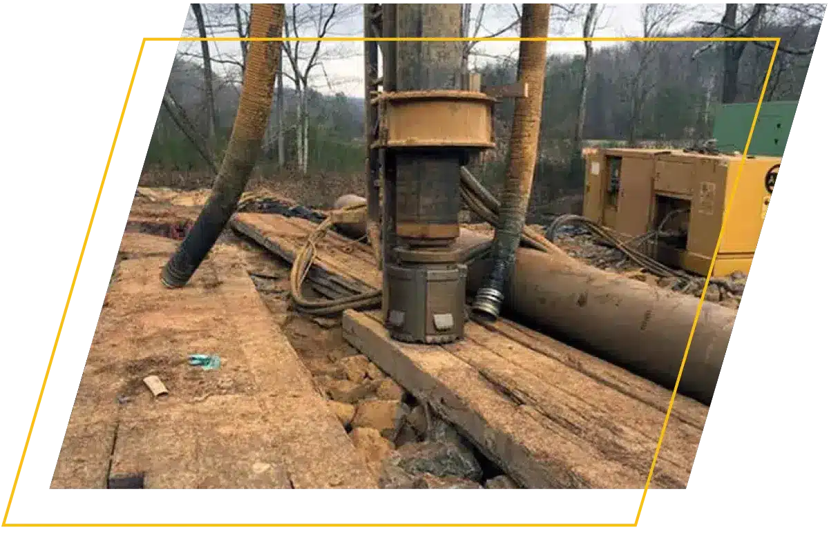 Overburden Drilling in Action